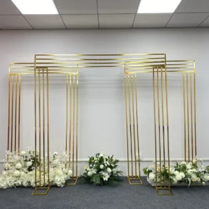 Set of 3 gold archs