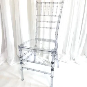 Acrylic chivari chair