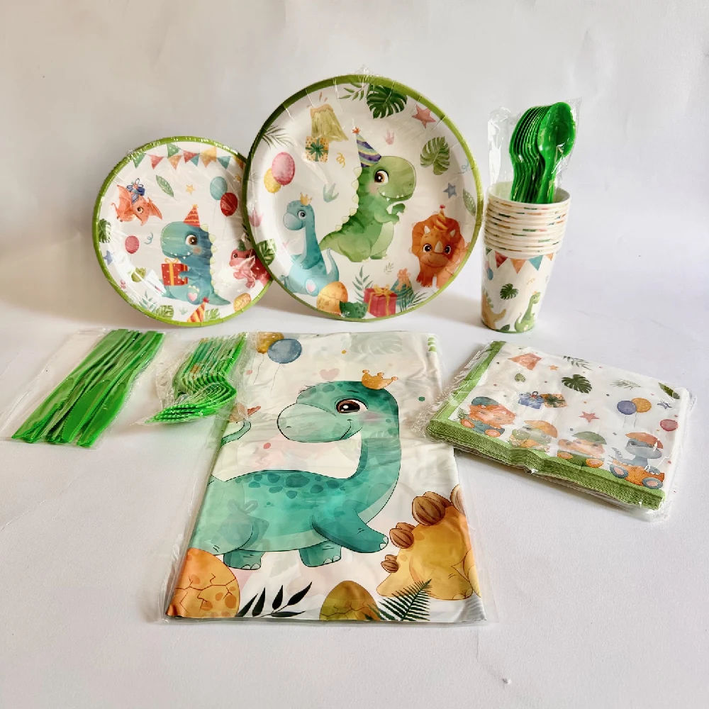 Set Cute dinosaur